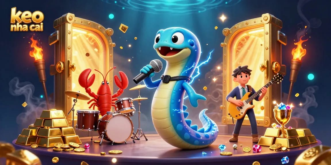 Experience thrilling keo nha cai action with vibrant underwater casino illustration featuring animated sea creatures.