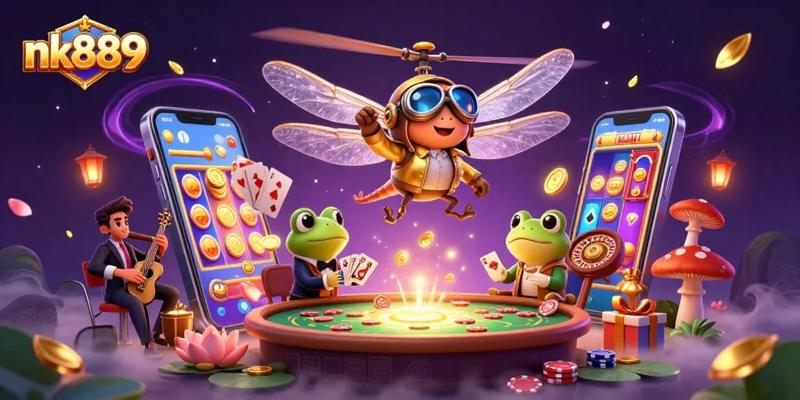 Experience the thrill of nk889 with dynamic casino games, embracing vibrant visuals and lively characters.