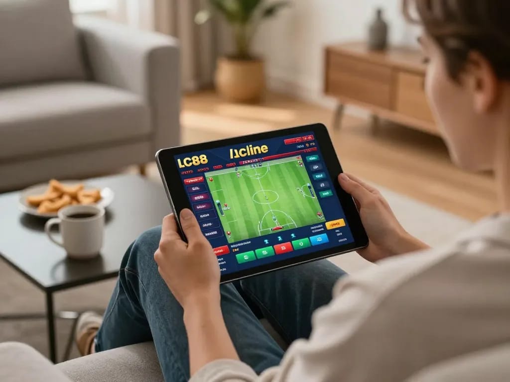 Place bets easily on LC88 online platform from a cozy home setup.