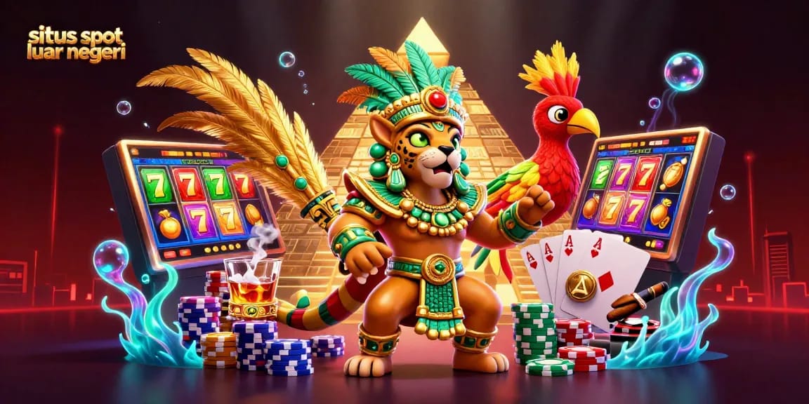 Experience the thrill in the situs slot luar negeri with vibrant slots and rich casino elements.