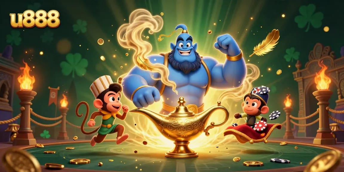 Experience thrilling wins at u888 with a magical casino adventure featuring colorful characters.
