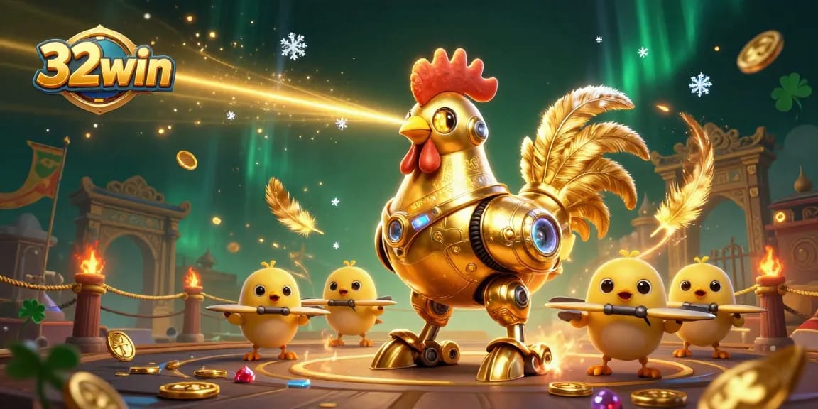 Experience thrilling bets and gaming excitement with 32win’s dynamic casino illustration capturing vibrant action.