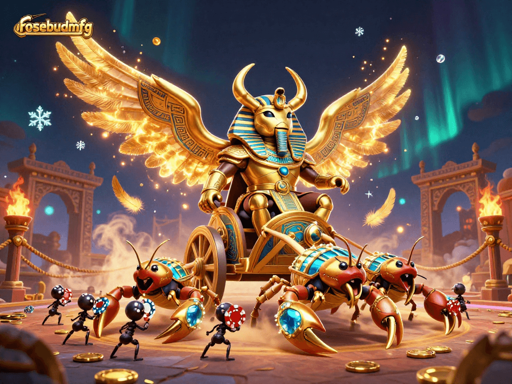 Experience the thrill of gambling with rosebudmfg featuring a vibrant casino-inspired scene bursting with gold.
