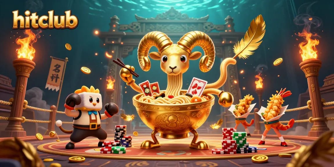 Join the action at hitclub with this vibrant 3D casino illustration featuring engaging characters.