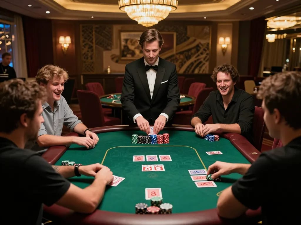 Experience high-stakes poker excitement at KP88 with thrilling gameplay and stunning casino ambiance.