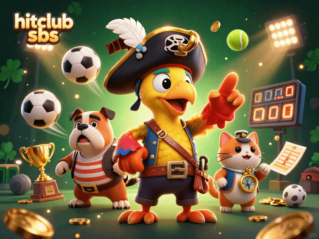 Experience hitclub sbs with engaging sports elements and vibrant casino characters.