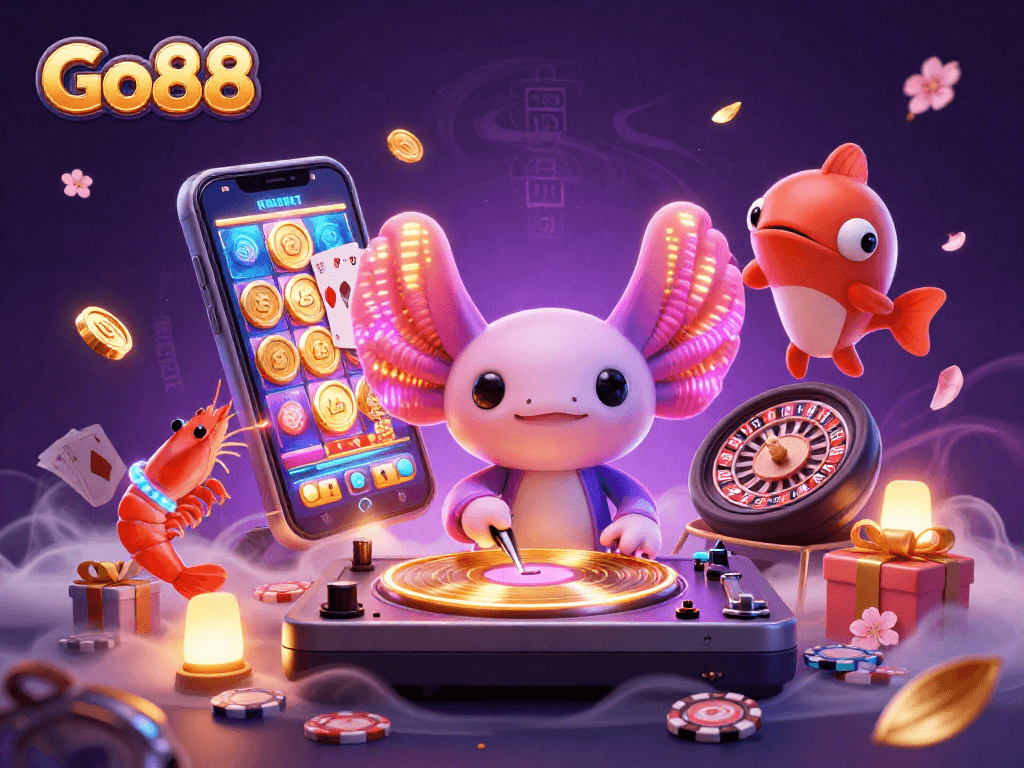 Go88 invites players to spin colorful slot games in a vibrant underwater casino