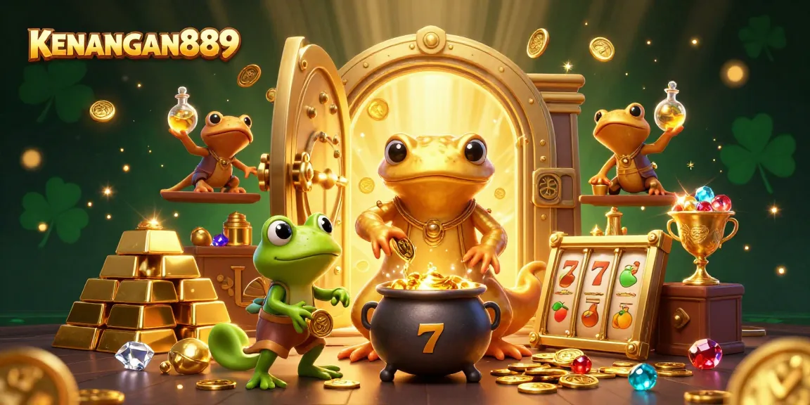 Experience thrilling gameplay at KENANGAN889 with magical winning moments and vibrant 3D elements.