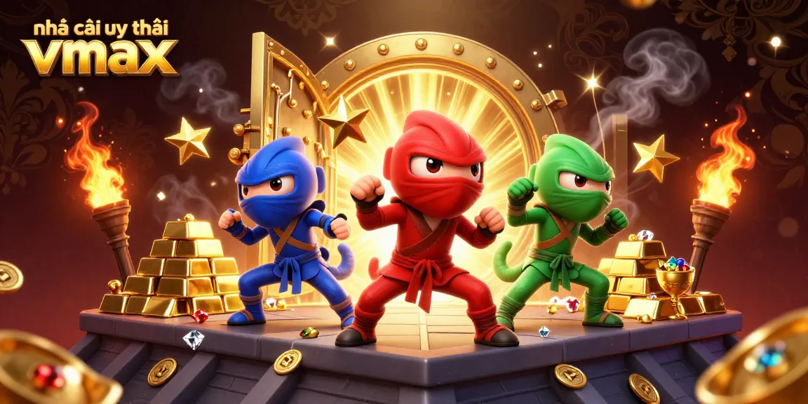 Experience thrilling moves with nhà cái uy tín Vmax as 3D ninja chameleons unleash a vibrant gambling adventure.