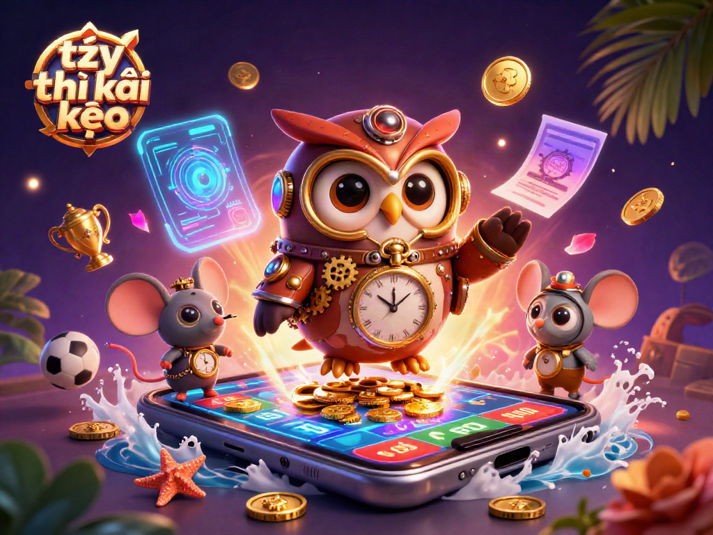 Bet on tỷ lệ kèo with the enhanced odds from a 3D sports betting illustration featuring dynamic casino elements.