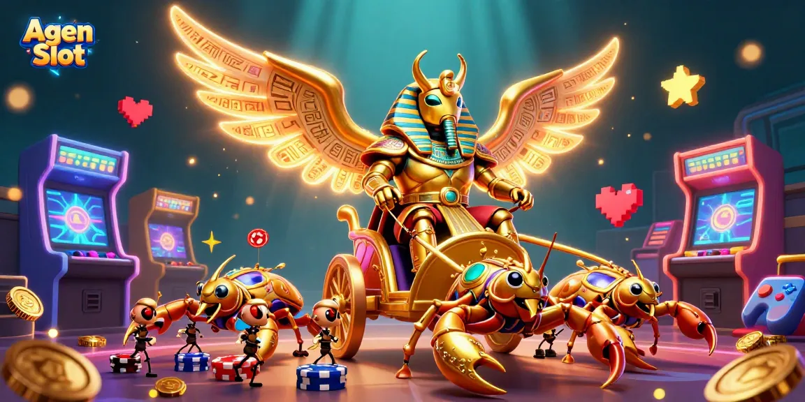 Discover exciting Agen Slot gameplay with vibrant characters and casino elements in a thrilling 3D scene.