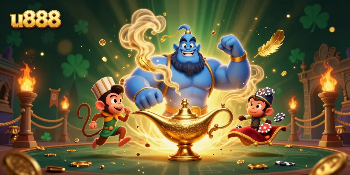 Experience thrilling wins at u888 with a magical casino adventure featuring colorful characters.