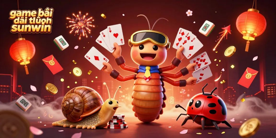 Play exciting games with game bài đổi thưởng sunwin featuring a vibrant 3D casino scene of colorful characters.