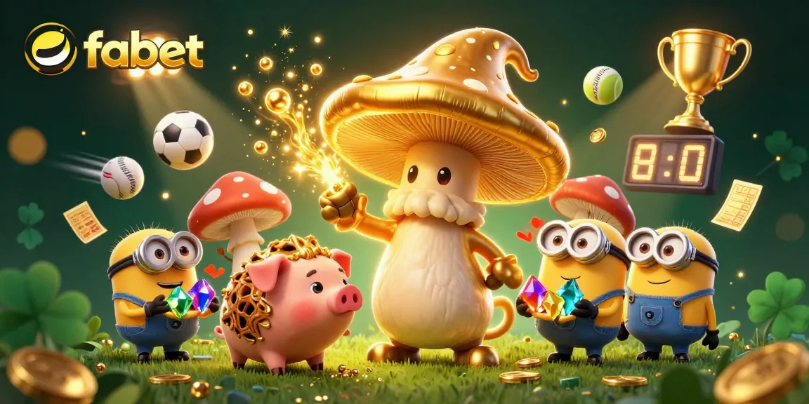 Engage with fabet’s dynamic gaming world through this enchanting 3D illustration of magical treasures.