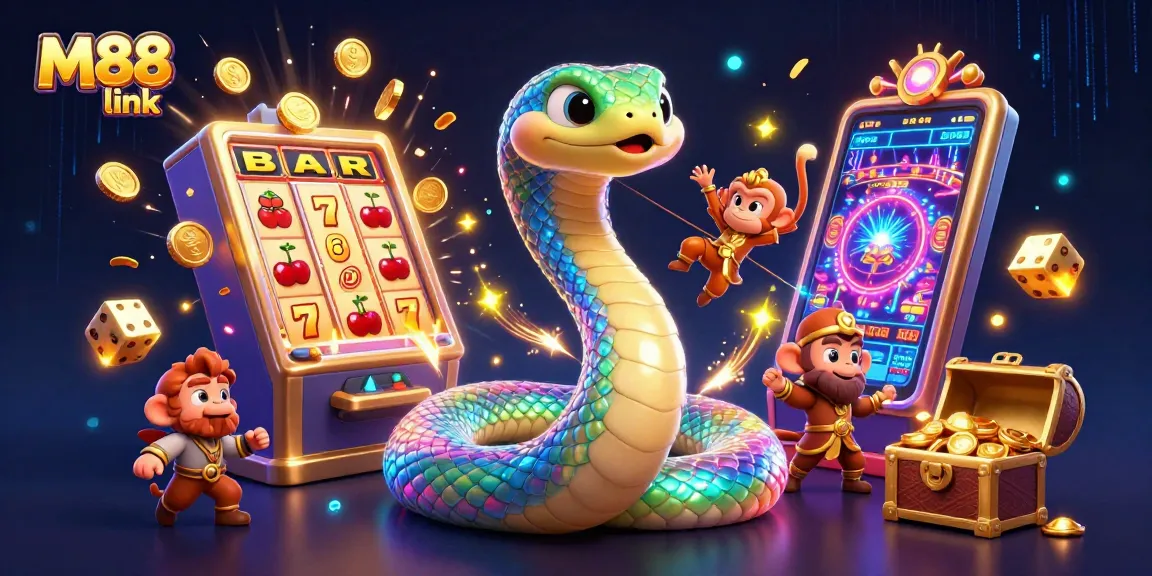 Join the excitement with M88 link, showcasing a vibrant online casino scene full of rewards and fun.